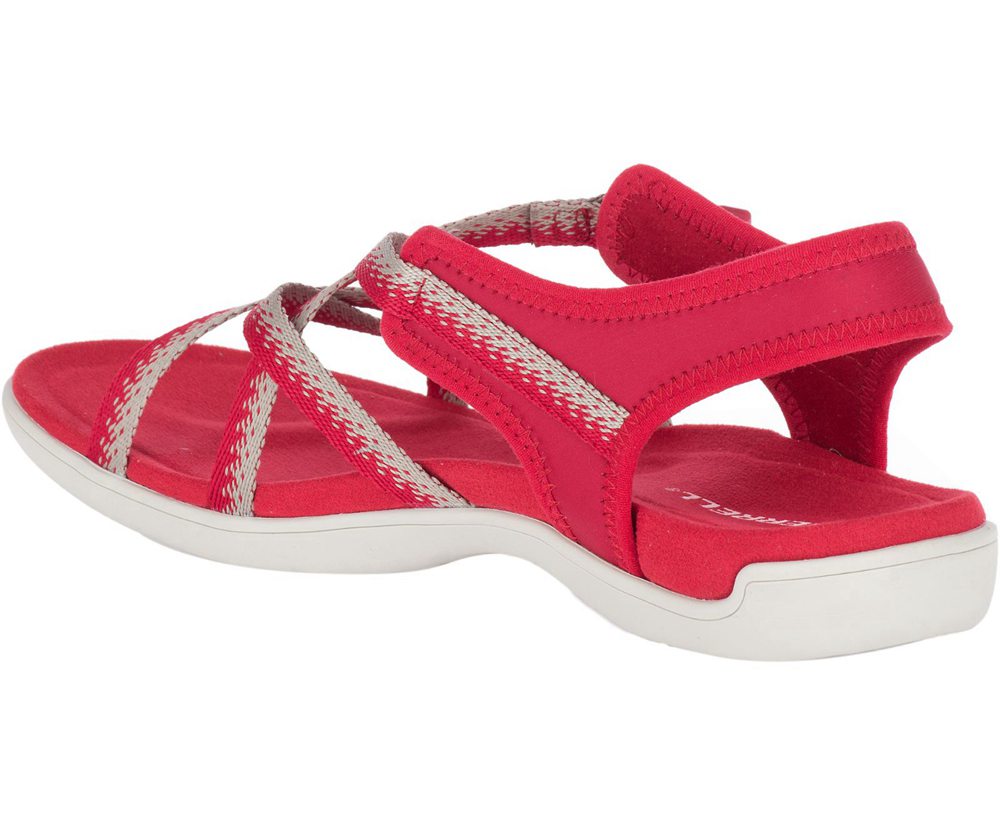 Merrell Sandals Red - District Muri Lattice - Womens 09WQCYUJN